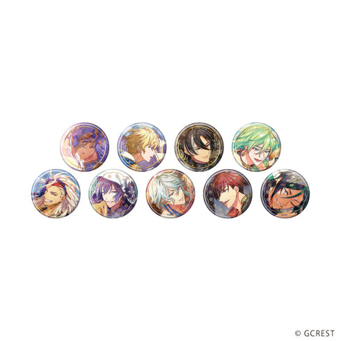 『夢職人と忘れじの黒い妖精』ホログラム缶バッジ(57mm)04/シュヴァリエ&常花 コンプリートセット(全9種)(公式イラスト)